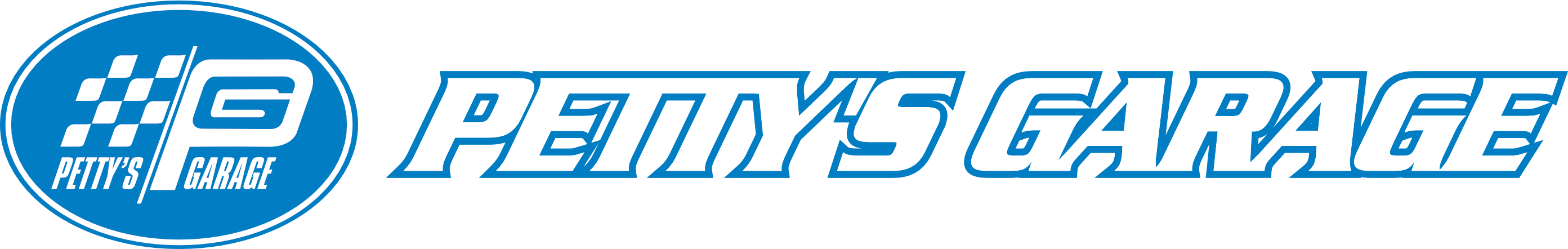 Petty's Garage Header Logo