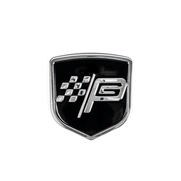 Petty's Garage - Petty's Garage Chrome Emblem - PG Flag Shield