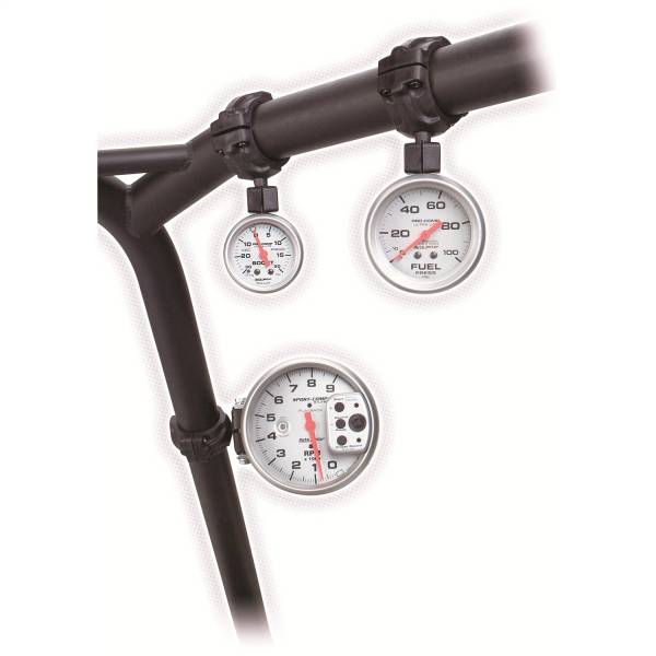 AutoMeter - Autometer GAUGE MOUNT; ROLL POD FOR 1.625in. ROLL CAGE; FITS 5in. PEDESTAL TACH; BLACK | 48005