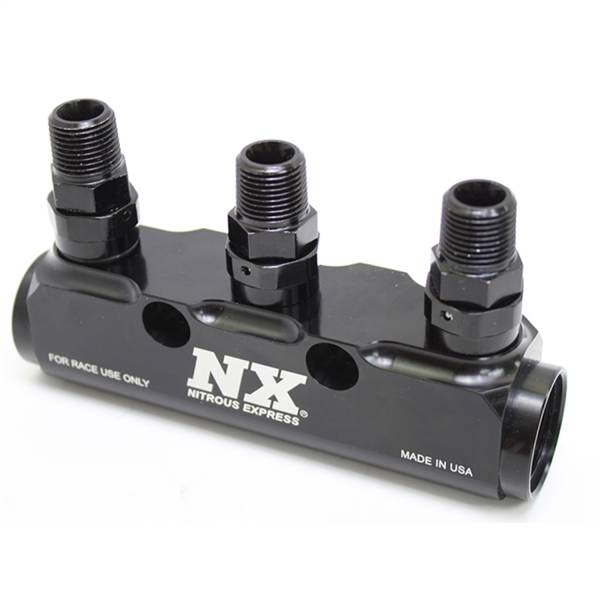 Nitrous Express - Nitrous Express FUEL LOG; 3 PORT; With FITTINGS | 15843