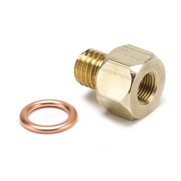 AutoMeter - Autometer FITTING; ADAPTER; METRIC; M12X1.75 MALE TO 1/8in. NPTF FEMALE; BRASS | 2278