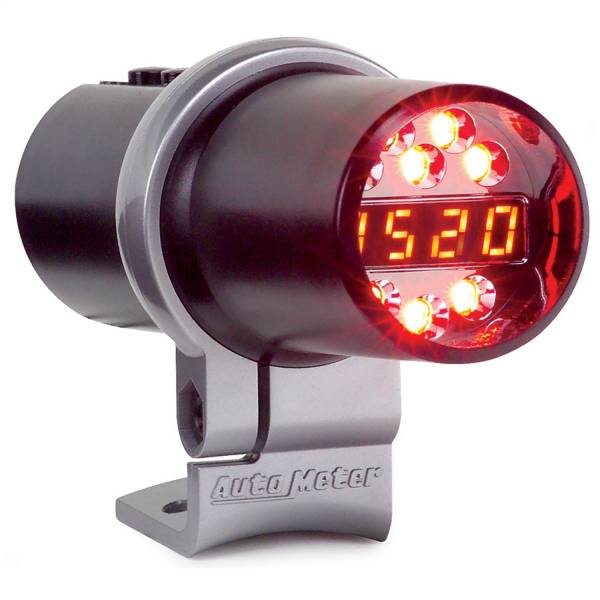 AutoMeter - Autometer SHIFT LIGHT; DIGITAL W/AMBER LED; BLACK; PEDESTAL MOUNT; DPSS LEVEL 1 | 5343