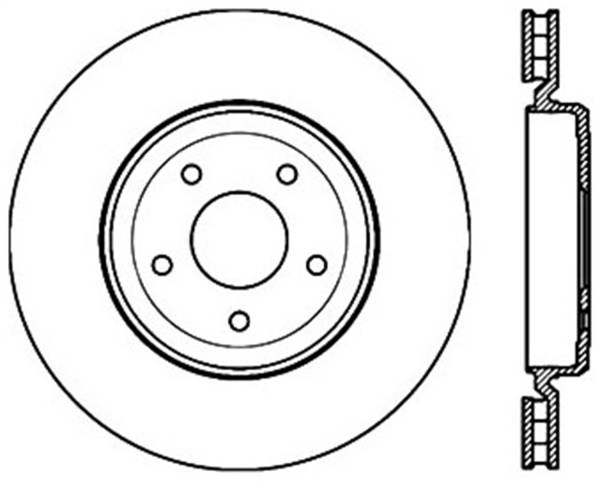 StopTech - StopTech Sport Slotted Cryo Brake Rotor; Rear Right | 126.62103CSR