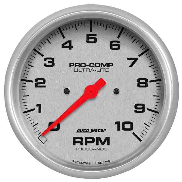 AutoMeter - Autometer GAUGE; TACHOMETER; 5in.; 10K RPM; IN-DASH; ULTRA-LITE | 4498