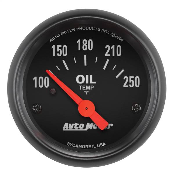 AutoMeter - Autometer GAUGE; OIL TEMP; 2 1/16in.; 100-250deg.F; ELECTRIC; Z-SERIES | 2638