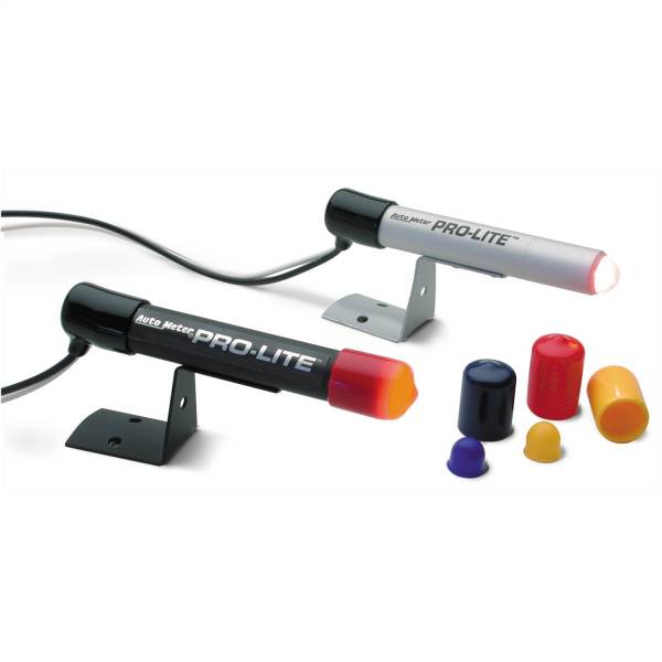 AutoMeter - Autometer WARNING LIGHT; BLACK MINI PRO-LITE; INCL RED; YELLOW; BLUE BULB BOOTS/NIGHT COVE | 3239