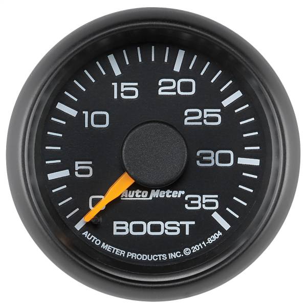 AutoMeter - Autometer GAUGE; BOOST; 2 1/16in.; 35PSI; MECHANICAL; GM FACTORY MATCH | 8304