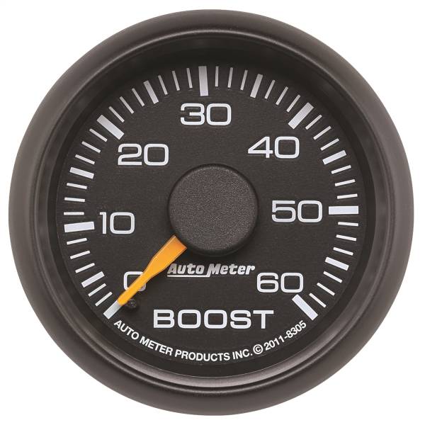 AutoMeter - Autometer GAUGE; BOOST; 2 1/16in.; 60PSI; MECHANICAL; GM FACTORY MATCH | 8305