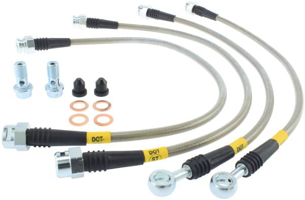 StopTech - StopTech Stainless Steel Brake Line Kit | 950.66504