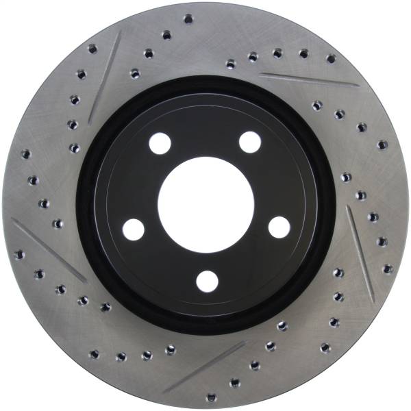 StopTech - StopTech Sport Drilled/Slotted Brake Rotor; Front Right | 127.61112R