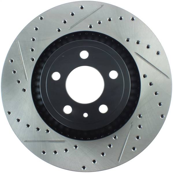 StopTech - StopTech Sport Drilled/Slotted Brake Rotor; Front Right | 127.61114R