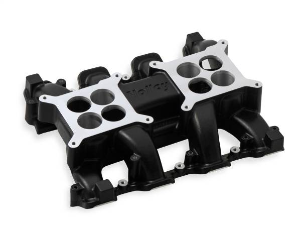 Holley - Holley LS Dual Quad Intake Manifold | 300-133BK