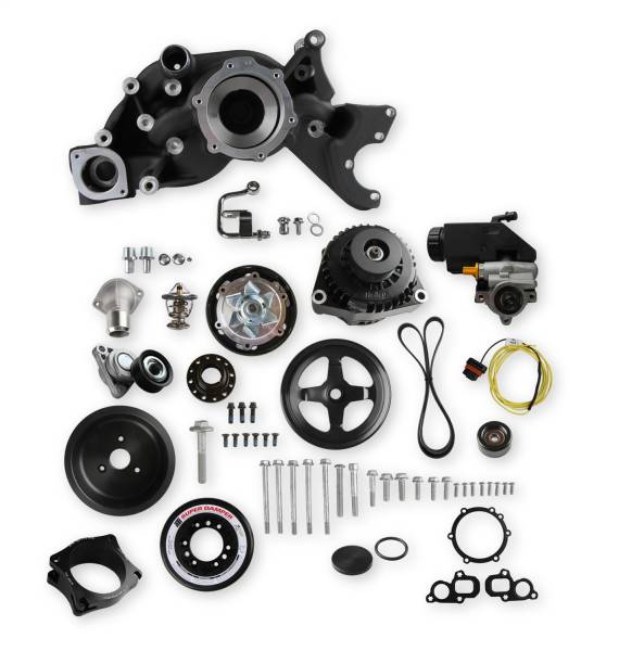 Holley - Holley Mid-Mount Accessory Drive System Kit | 20-201BK