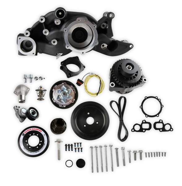 Holley - Holley Mid-Mount Accessory Drive System Kit | 20-202BK