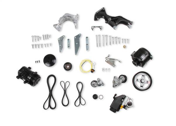 Holley - Holley Low LS Accessory Drive System Kit | 20-162BK