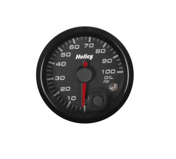 Holley - Holley Analog Style Oil Pressure Gauge | 26-601