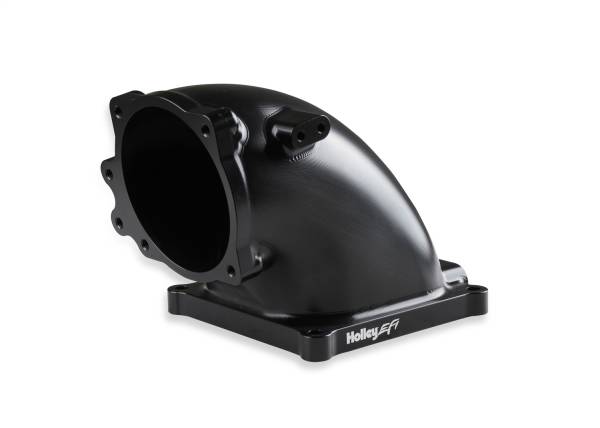 Holley EFI - Holley EFI EFI Throttle Body Intake Elbow | 300-254BK