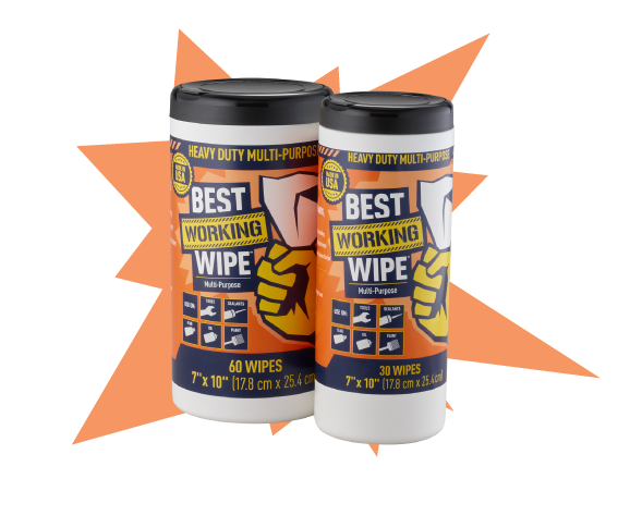 Best Working Wipe - Best Working Wipe - Heavy Duty Multi-Purpose Wipes 60ct