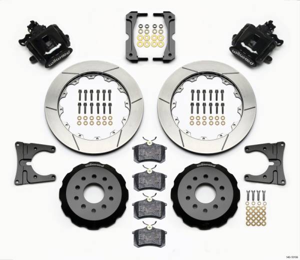 Wilwood - Wilwood Combination Parking Brake Rear Kit 12.88in 2005-2014 Mustang