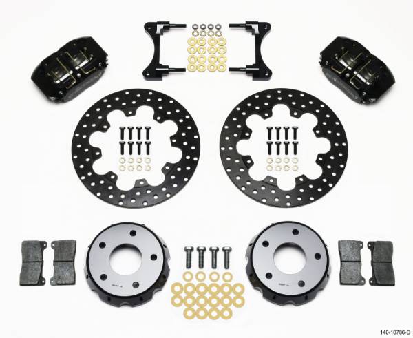 Wilwood - Wilwood Dynapro Radial Front Drag Kit 11.75in Drilled 98-02 Camaro/Firebird