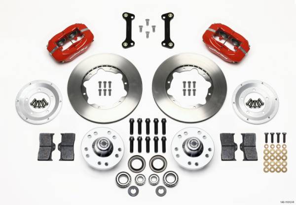 Wilwood - Wilwood Forged Dynalite Front Kit 11.00in Red 82-92 Camaro//Firebird