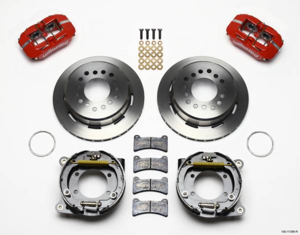 Wilwood - Wilwood Dynapro Low-Profile 11.00in P-Brake Kit - Red 93-97 Camaro/Firebird 2.75in Offset