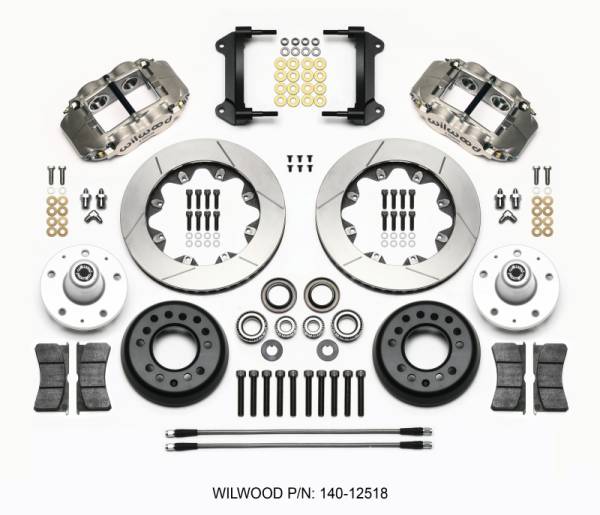 Wilwood - Wilwood Forged Superlite 4R ST BB Front Kit Road Race 82-92 Camaro//Firebird