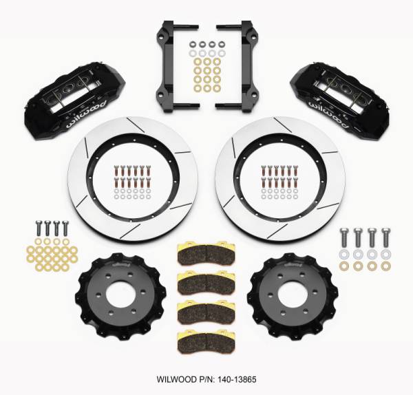 Wilwood - Wilwood TX6R Front Kit 15.50in Black 2010-Up Ford F150 (6 lug)