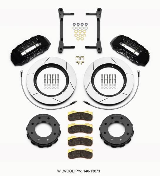 Wilwood - Wilwood TX6R Front Kit 15.00in Black 2011-2015 GM Truck/SUV 2500