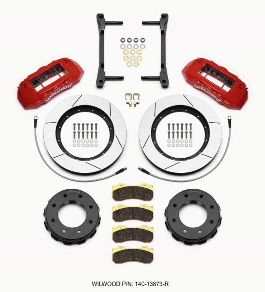 Wilwood - Wilwood TX6R Front Kit 15.00in Red 2011-2015 GM Truck/SUV 2500