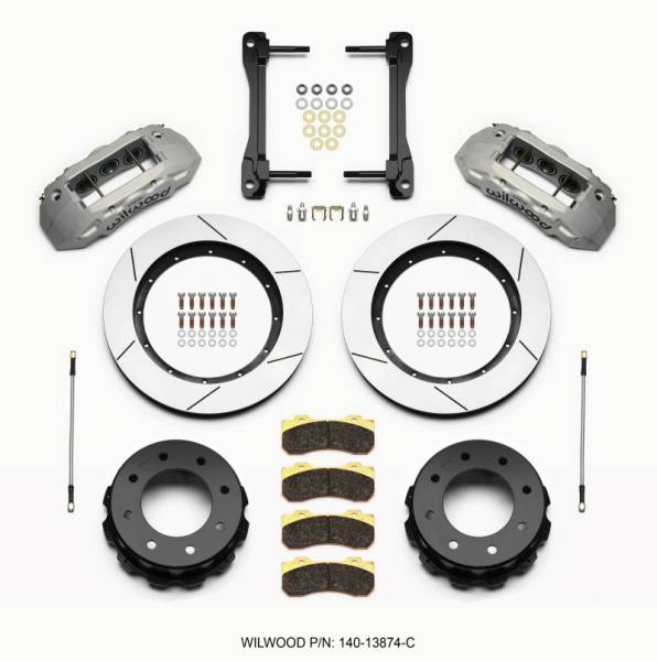 Wilwood - Wilwood TX6R Rear Kit 15.50in Clear Ano 2011-2015 GM Truck/SUV 2500