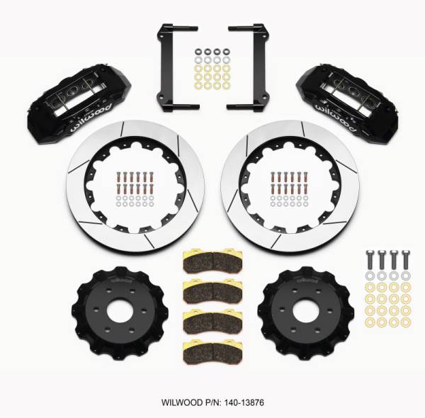 Wilwood - Wilwood TX6R Front Kit 16.00in Black 1999-2014 GM Truck/SUV 1500