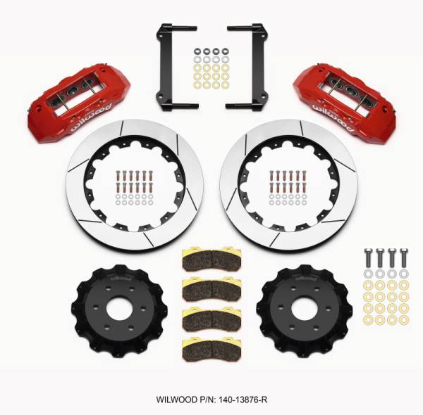 Wilwood - Wilwood TX6R Front Kit 16.00in Red 1999-2014 GM Truck/SUV 1500