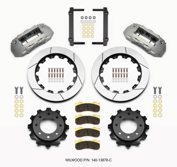 Wilwood - Wilwood TX6R Rear Kit 16.00in Clear Ano 1999-2010 GM H2 / 2500 4.63 Cntr