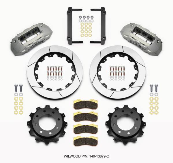 Wilwood - Wilwood TX6R Rear Kit 16.00in Clear Ano 1999-2010 GM Trk 2500 HD 4.84 Cntr