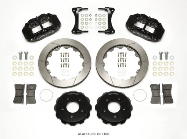 Wilwood - Wilwood Narrow Superlite 4R Front Hat Kit 12.88in 2007-Up Jeep Wrangler