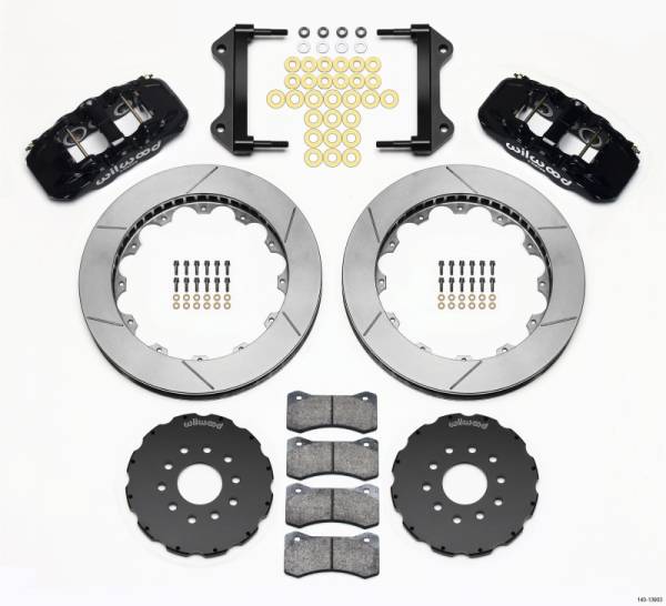 Wilwood - Wilwood AERO6 Front Hat Kit 15.00 97-04 Corvette C5/Z06 05-13 C6