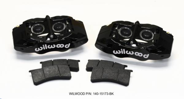 Wilwood - Wilwood SLC56 Front Caliper Kit Black Corvette All C5 / Base C6 1997-2013