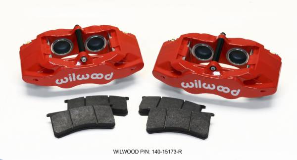 Wilwood - Wilwood SLC56 Front Caliper Kit Red Corvette All C5 / Base C6 1997-2013