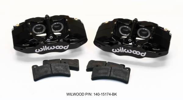 Wilwood - Wilwood DPC56 Rear Caliper Kit Black Corvette All C5 / Base C6 1997-2013