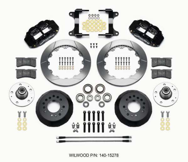 Wilwood - Wilwood Narrow Superlite 6R Front Hub Kit 12.88in 82-92 Camaro//Firebird