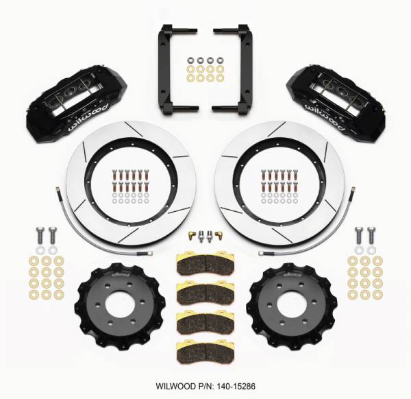 Wilwood - Wilwood TX6R Front Kit 15.50in Black 2004-08 Ford F150 - 4WD