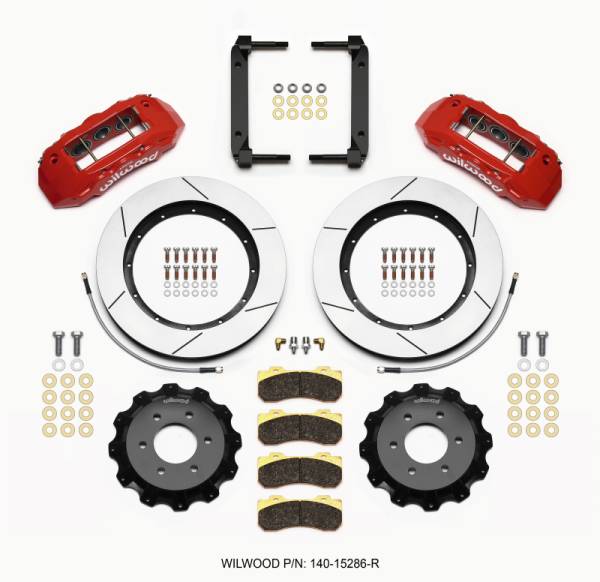 Wilwood - Wilwood TX6R Front Kit 15.50in Red 2004-08 Ford F150 - 4WD