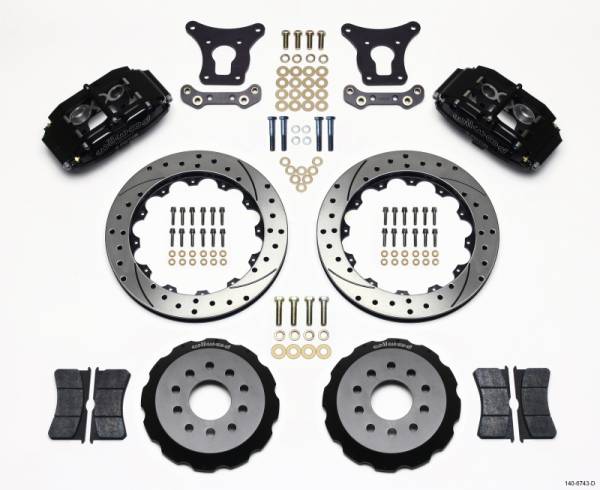 Wilwood - Wilwood BNSL6 Front Kit 12.88in Drilled 93-97 Camaro/Firebird