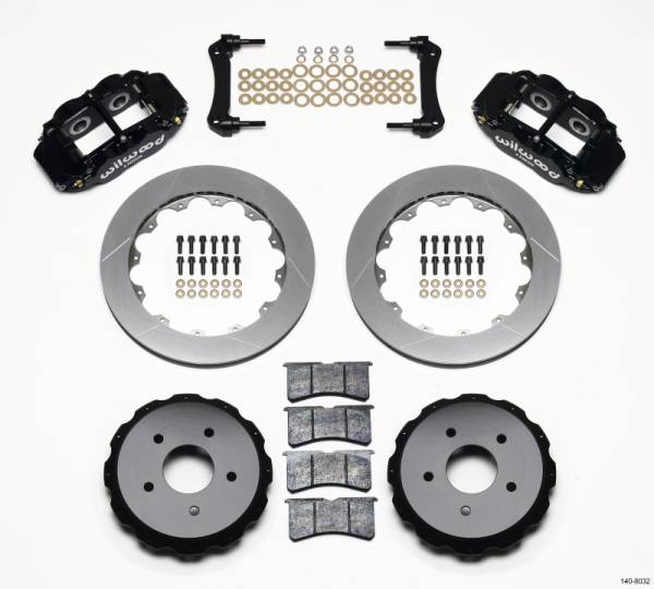 Wilwood - Wilwood Narrow Superlite 4R Rear Kit 12.88in 97-04 Corvette C5/Z06