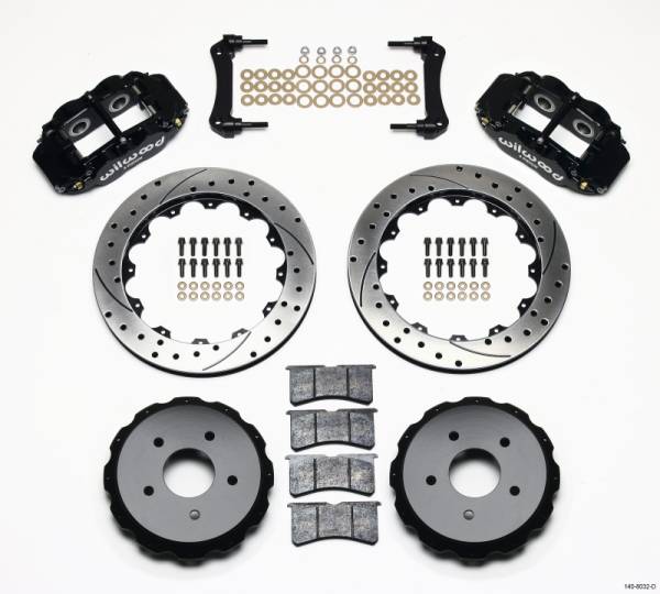 Wilwood - Wilwood Narrow Superlite 4R Rear Kit 12.88in Drilled 97-04 Corvette C5/Z06