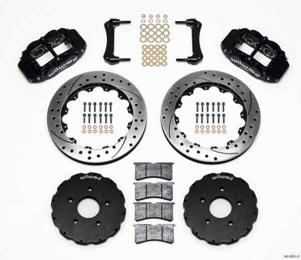 Wilwood - Wilwood Narrow Superlite 6R Front Hat Kit 13.06in Drilled 2005-up Corvette C6