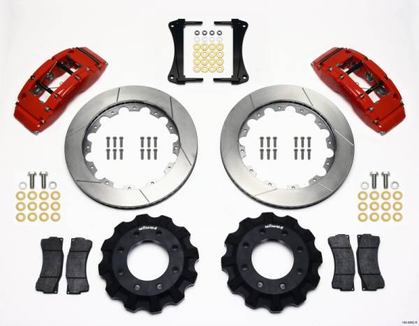 Wilwood - Wilwood TC6R Front Kit 16.00in Red 1999-2014 GM Truck/SUV 1500