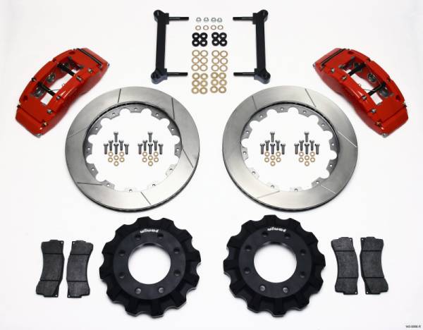 Wilwood - Wilwood TC6R Front Kit 16.00in Red 1999-2010 GM H2 Truck/SUV 2500