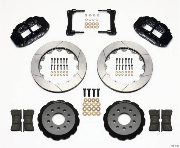 Wilwood - Wilwood Narrow Superlite 6R Front Hat Kit 13.06in 2005-2014 Mustang